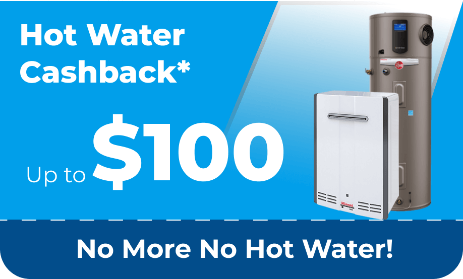 hot water cashback daily special